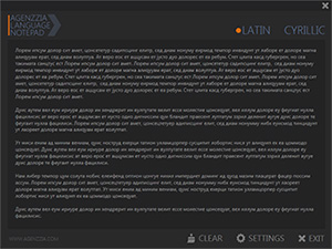 Agenzzia Language Notepad software